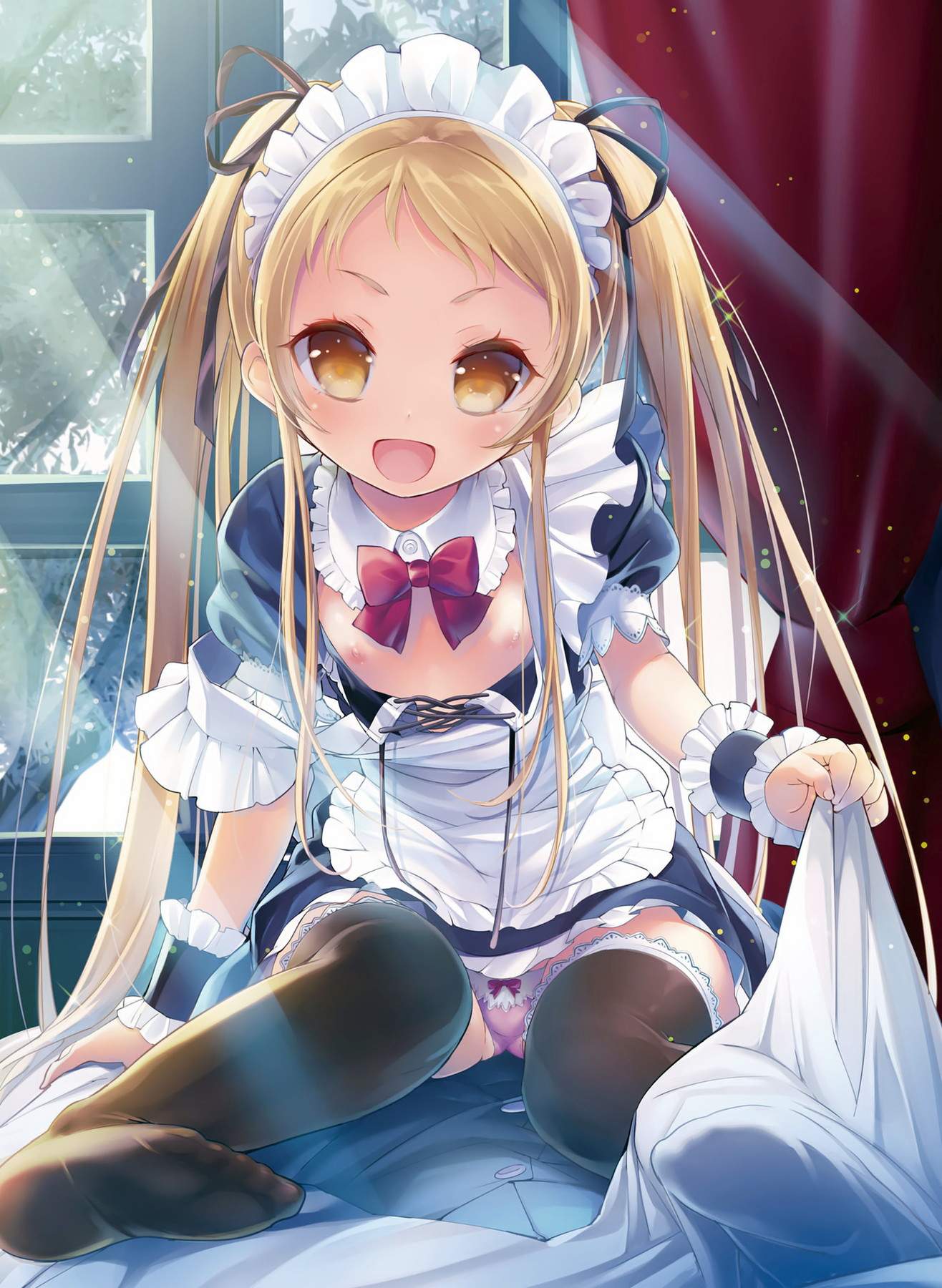 【虹】ぺったんこなのにエッチな衣装で誘惑してくる女の子の画像スレ【ひんぬー】　その１